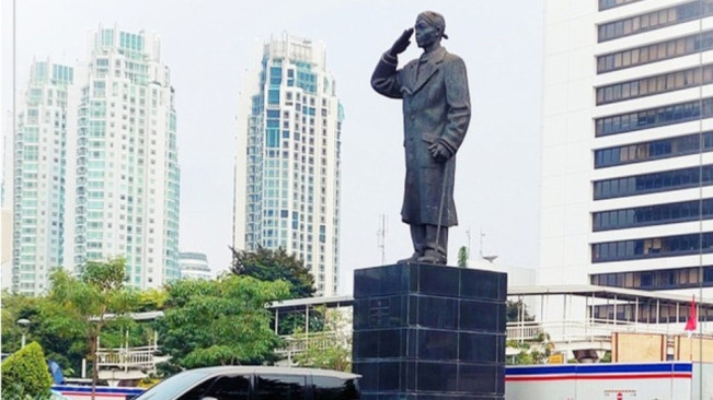 Patung Jenderal Sudirman. [Instagram]